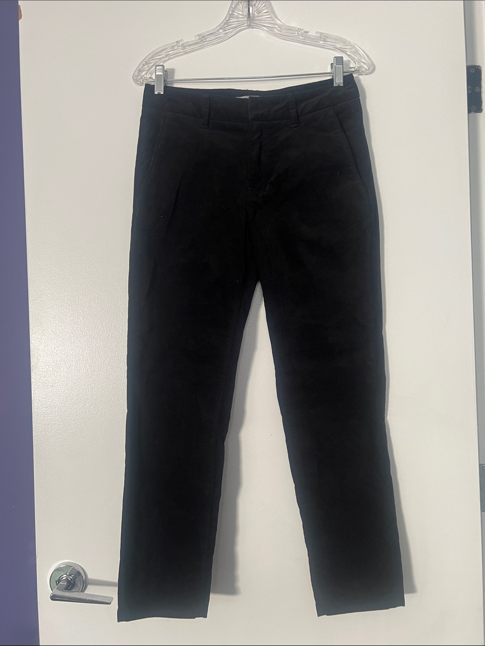 Vince Black Straight-Leg Dress Pants size 4